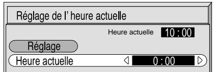 PANASONIC TH-42PHD6EX - Réglage de l'heure actuelle - 2