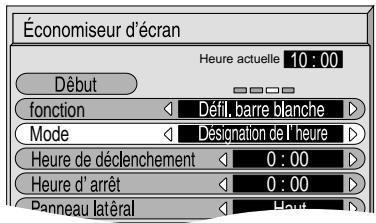 PANASONIC TH-42PHD6EX - Heure de mise en service de l'économiseur d'écran - 1