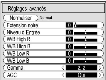 PANASONIC TH-42PHD6EX - Affichage des menus sur l'écran avec la télécommande - 3