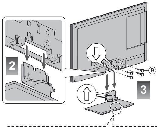 PANASONIC TX-L32XM6E - Retrait du piédestal du téléviseur - 1