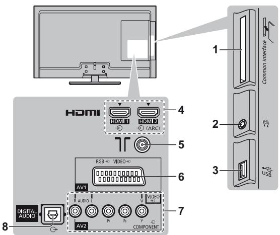 PANASONIC TX-L32XM6E - Bornes - 1
