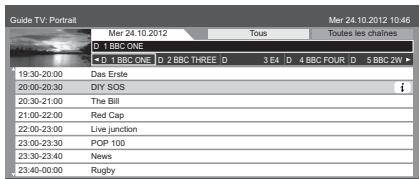PANASONIC TX-L32XM6E - Affichez le guide des programmes - 2