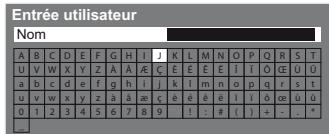 PANASONIC TX-L32XM6E - Saisissez les caractères via le menu de saisie libre - 1