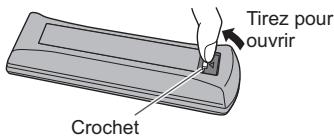 PANASONIC TX-L32XM6E - ■ Installer / retirer les piles - 1