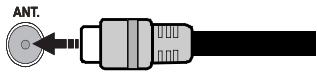 PANASONIC TX-32A300E - Branchement de l'antenne/Câble - 1