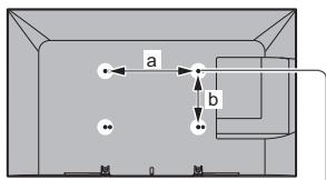 PANASONIC TX-55AS640E - ■ Bei Verwendung der Wandhalterung - 1