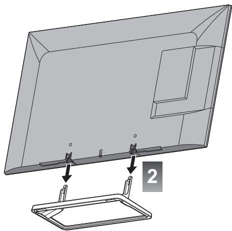 PANASONIC TX-55AS640E - Montaggio / rimozione del piedistallo - 6