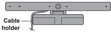 PANASONIC TY-CC20W - ■ When installing the camera onto the television - 2