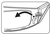PANASONIC TY-ER3D4ME - Come rimuovere le pile - 1