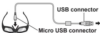 PANASONIC TY-ER3D4ME - Charging the 3D Eyewear - 1