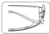 PANASONIC TY-ER3D4ME - Come rimuovere le pile - 2