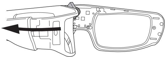 PANASONIC TY-ER3D4SE - ■ Entfernen der Batterie - 2