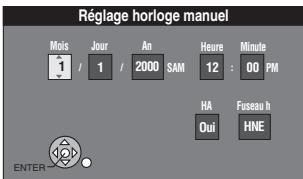 PANASONIC DMR-ES35V - Réglage horloge manuel - 2