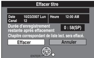 PANASONIC DMR-ES35V - Opérations sur les titres - 2