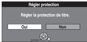 PANASONIC DMR-ES35V - Choisir "oui" à l'aide de [▲], puis appuyer sur [ENTER]. - 1