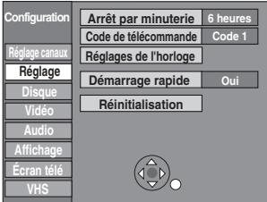 PANASONIC DMR-ES35V - Réglages de l'horloge - 1