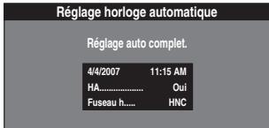 PANASONIC DMR-ES35V - Réglage horloge automatique - 1