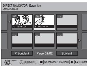 PANASONIC DMR-ES35V - Choix des titres enregistrés à visionner - 1