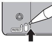 PANASONIC DMR-ES35V - Protection de la cartouche du disque - 1