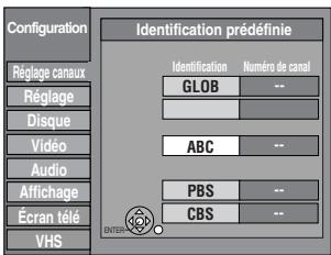 PANASONIC DMR-ES35V - Identification prédéfinie - 1