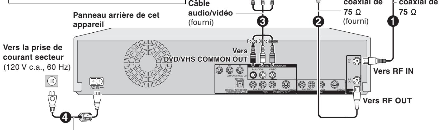PANASONIC DMR-ES35V - Connexions (sans câble audio/video) - 1