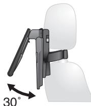 PANASONIC DVD-LS83 - Abbildung mit befestigter Halterung und Gerät - 2