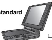 PANASONIC DVD-LS83 - Réglage de l'angle de l'écran LCD - 2