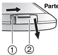 PANASONIC DVD-LS83 - Inserire la batteria a pastiglia (in dotazione) - 1