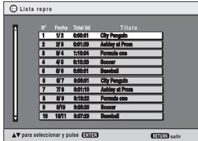 PANASONIC DVD-LS83 - Para reproducir listas de reproduccion: - 4