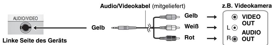 PANASONIC DVD-LS83 - Video von anderen Geräten aus abspielern - 1