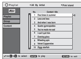 PANASONIC DVD-S52 - Selecting from the list - 1