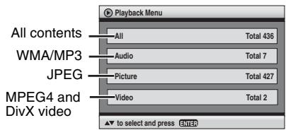 PANASONIC DVD-S52 - Playing items in order (Playback Menu) - 1