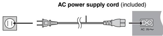 PANASONIC DVD-S52 - ■ Connect the AC power supply cord last - 1
