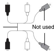 PANASONIC DVD-S52 - ■ Connection to a television - 2