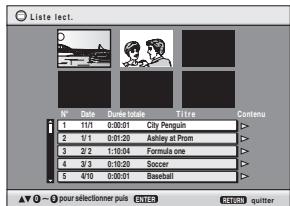 PANASONIC DVD-S52 - Liste de lecture (Seulement lorsque le disque comporte une liste de lecture) - 1