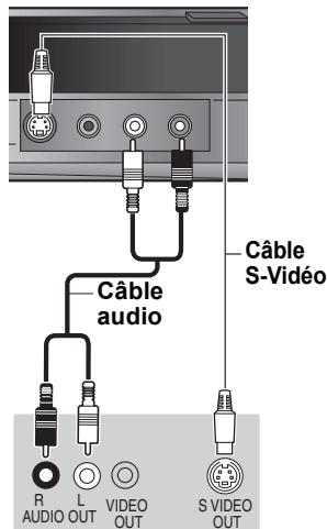 PANASONIC DMR-EX769 - Connexion d'un magnétoscope à l'aide de connecteurs AUDIO/VIDEO ou connecteurs S VIDEO - 2