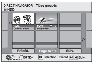 PANASONIC DMR-EX769 - Ecran Titres groupés - 1