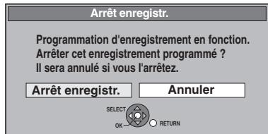 PANASONIC DMR-EX769 - Quand l'appareil est allumé Appuyez sur [■]. - 1