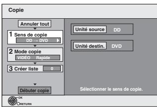 PANASONIC DMR-EX769 - Copie avec utilisation de la liste de copie—Copie Avancée. - 1