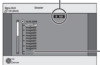 PANASONIC DMR-EX769 - Utilisation de l'écran arborescent pour trouver un dossier - 1