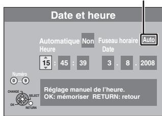 PANASONIC DMR-EX769 - Date et heure - 1