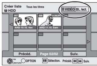 PANASONIC DMR-EX769 - Copie avec utilisation de la liste de copie—Copie Avancée. - 3