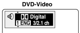 PANASONIC DVDRA61A - Press [AUDIO]. - 2