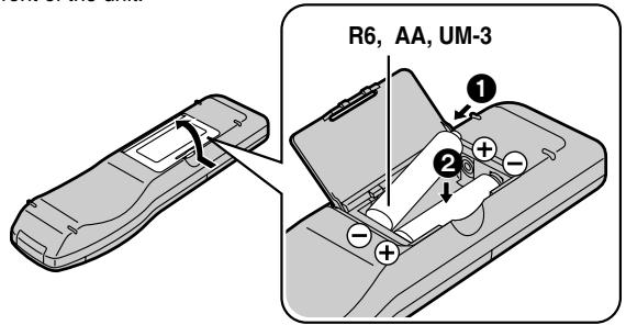 R6, AA, UM-3 ① ②