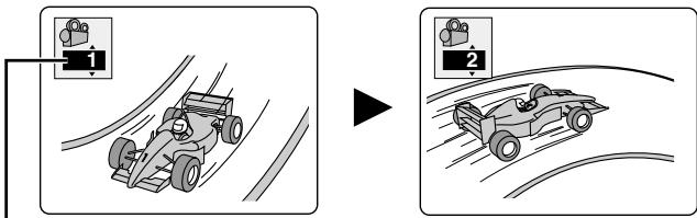 Diagram illustrating a race track being pulled into a car, with labeled parts and motion arrows.
