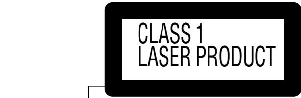 CLASS 1 LASER PRODUCT