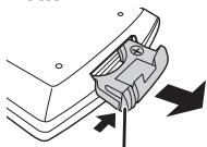 PANASONIC DVD-LS92EG - ■ Insert the button-type battery (included) - 1