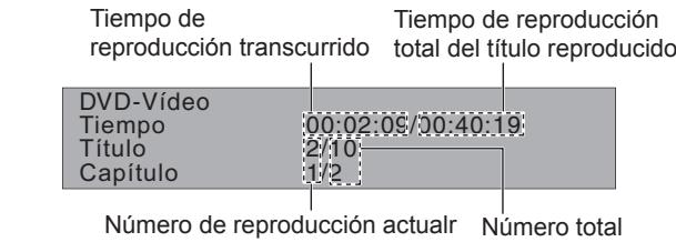 PANASONIC DVD-LS92EG - Visualización del estado de reproducción actual (Quick OSD) - 2