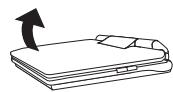 PANASONIC DVD-LS92EG - ③ Adjusting the LCD angle - 1