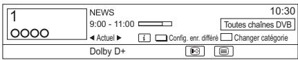 PANASONIC DMR-PWT535 - Enregistrement différé à partir des informations de la chaîne - 1